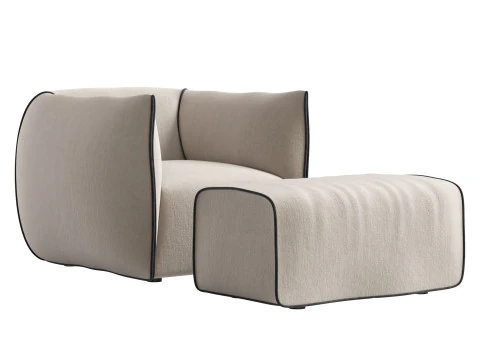 MIA Armchair By MDF Italia 3D Model