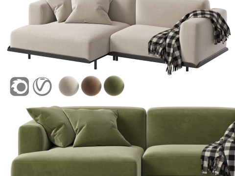 Arflex Claudine L Sofa 3D Model