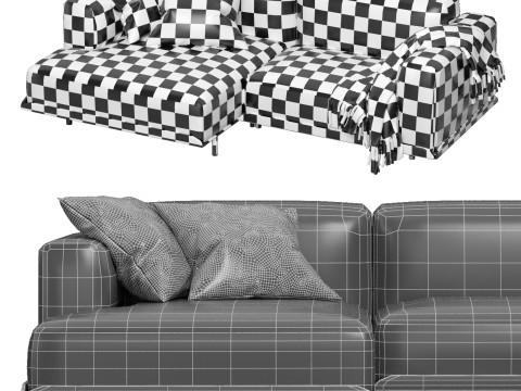 Arflex Claudine L Sofa 3D Model
