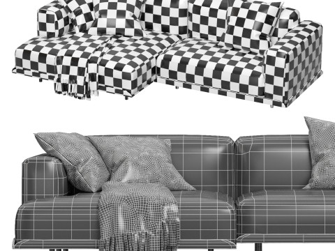 Arflex Claudine L Sofa 3D 모델