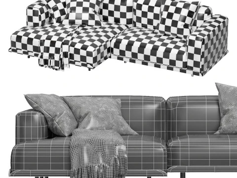 Arflex Claudine L Sofa 3D Model