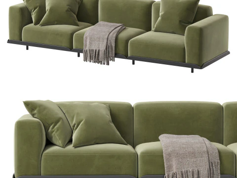 Arflex Claudine L Sofa 3D Model