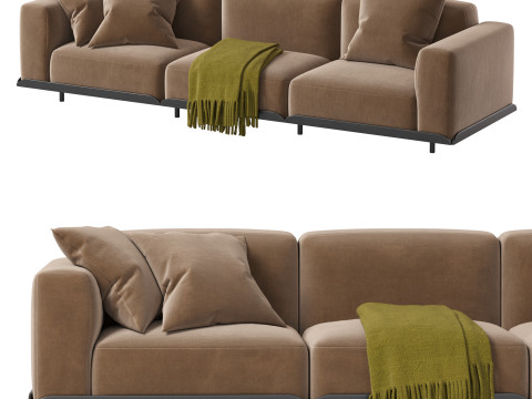 Arflex Claudine L Sofa 3D Model
