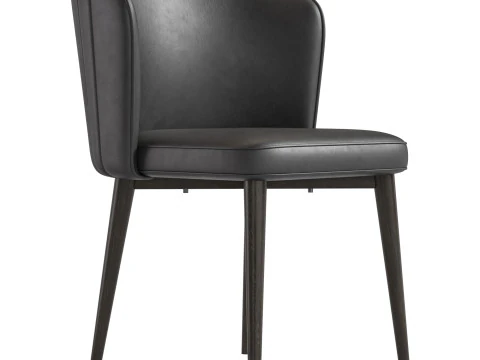 CLAUDE FABRIC DINING CHAIR 3D Model