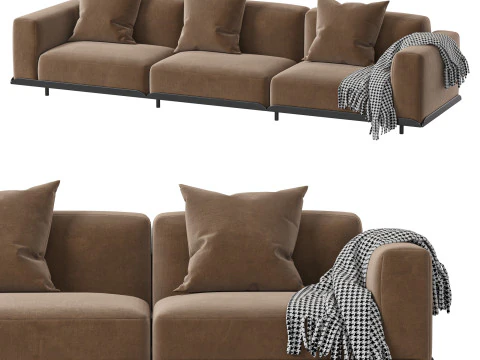 Arflex Claudine L Sofa 3D Model