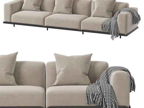 Arflex Claudine L Sofa 3D Model