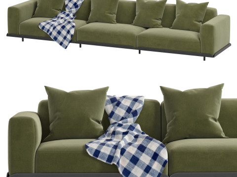 Arflex Claudine L Sofa 3D Model