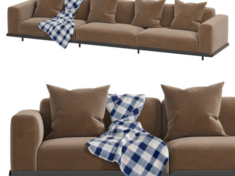 Arflex Claudine L Sofa 3D Model