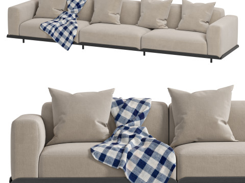 Arflex Claudine L Sofa 3D Model