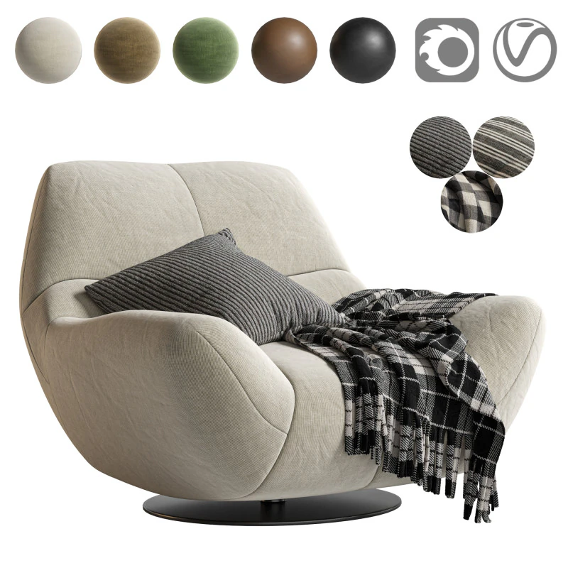 CADEIRA MOJITO By CAMPO DE FIORI Modelo 3D .c4d .max .obj .3ds .fbx .stl .blend 