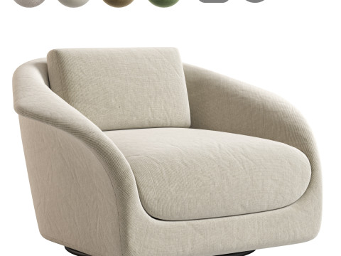 Ezra Swivel Chair 3D-Modell