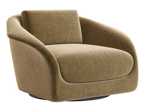 Ezra Swivel Chair Modello 3D