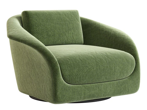 Ezra Swivel Chair 3D Model