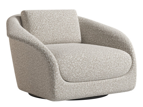 Ezra Swivel Chair Modello 3D