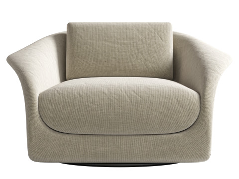 Ezra Swivel Chair Modello 3D