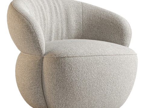 SAN REMO armchair by Riviera Maison 3D Model
