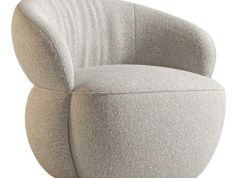 SAN REMO armchair by Riviera Maison 3D Model
