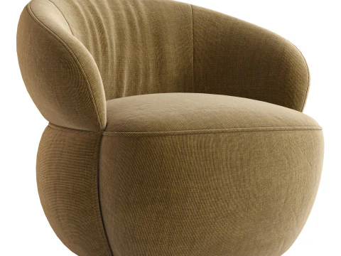 SAN REMO armchair by Riviera Maison 3D Model