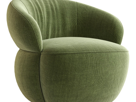SAN REMO armchair by Riviera Maison 3D Model