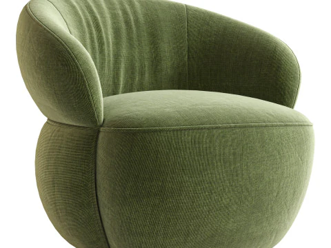 SAN REMO armchair by Riviera Maison 3D Model