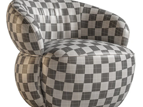 SAN REMO armchair by Riviera Maison 3D Model