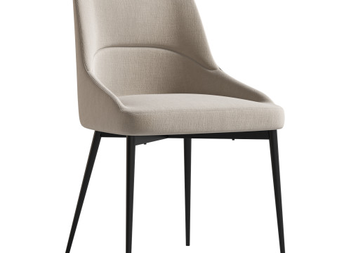 CARTER DINING CHAIR 3D मॉडल