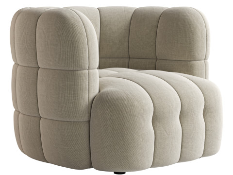 Arosa Swivel armchair by Riviera Maison 3D Model