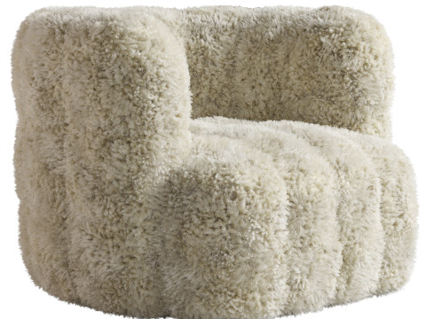 Arosa Swivel armchair by Riviera Maison 3D Model