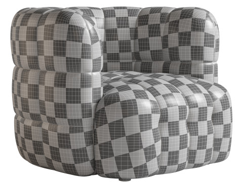Arosa Swivel armchair by Riviera Maison 3D Model