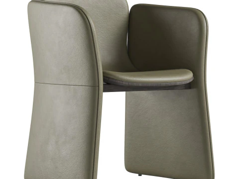 Mitte Chair DN - 03 by Designerd 3D Model