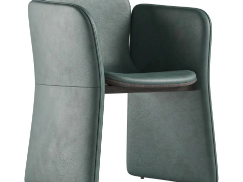 Mitte Chair DN - 03 by Designerd 3D Model