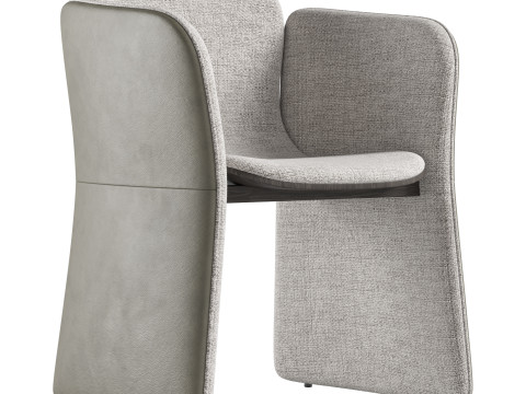 Mitte Chair DN - 03 by Designerd 3D Model