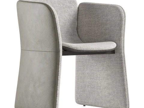 Mitte Chair DN - 03 by Designerd 3D Model