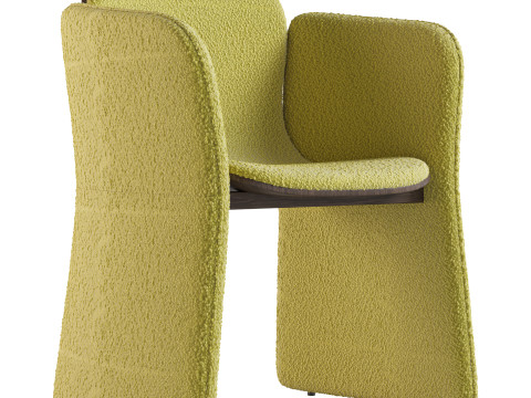 Mitte Chair DN - 03 by Designerd 3D Model