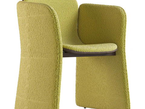 Mitte Chair DN - 03 by Designerd 3D Model