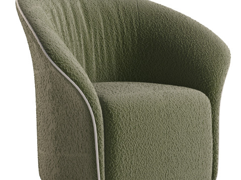 FULHAM Armchair by Gianfranco Ferre Home 3D Model