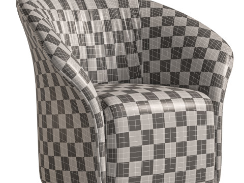 FULHAM Armchair by Gianfranco Ferre Home 3D Model