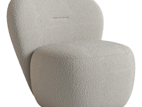 Loll 07 Armchair Polar Bear 3D Model
