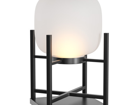 Modern Simplicity Solar Waterproof Cylinder Stainless Steel Acrylic LED Standing Floor Lamp For Outd 3Dモデル