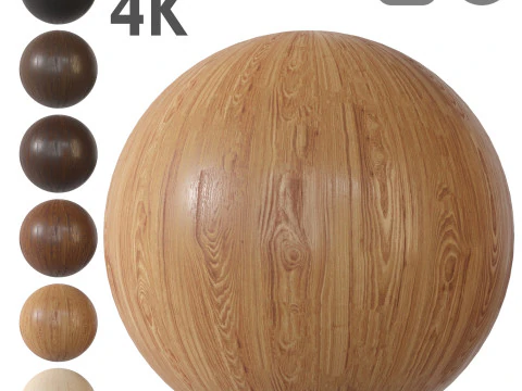 Set Tekstur Kayu 02 Model 3D