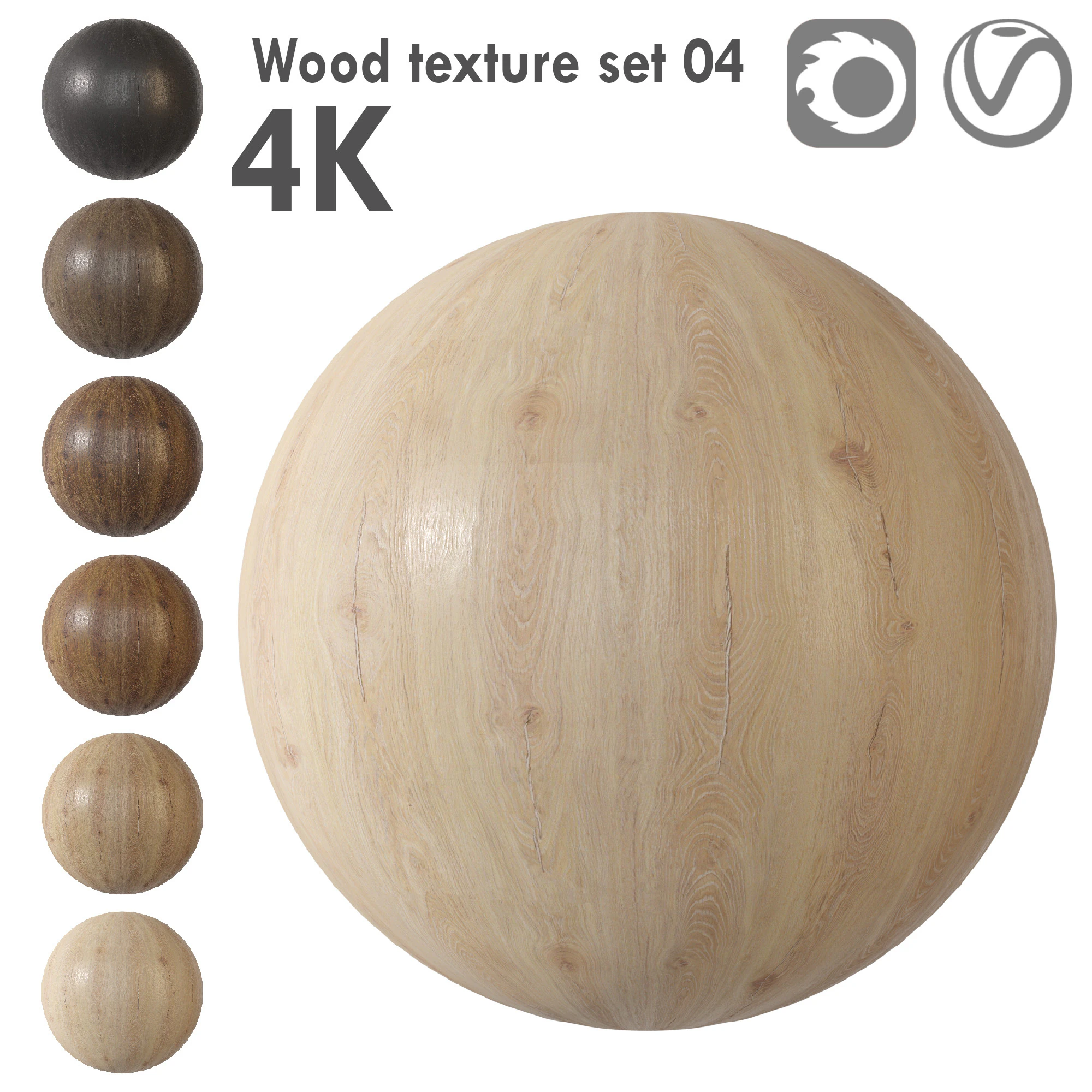 Wood Texture set 04 3D Model .c4d .max .obj .3ds .fbx .stl .blend 