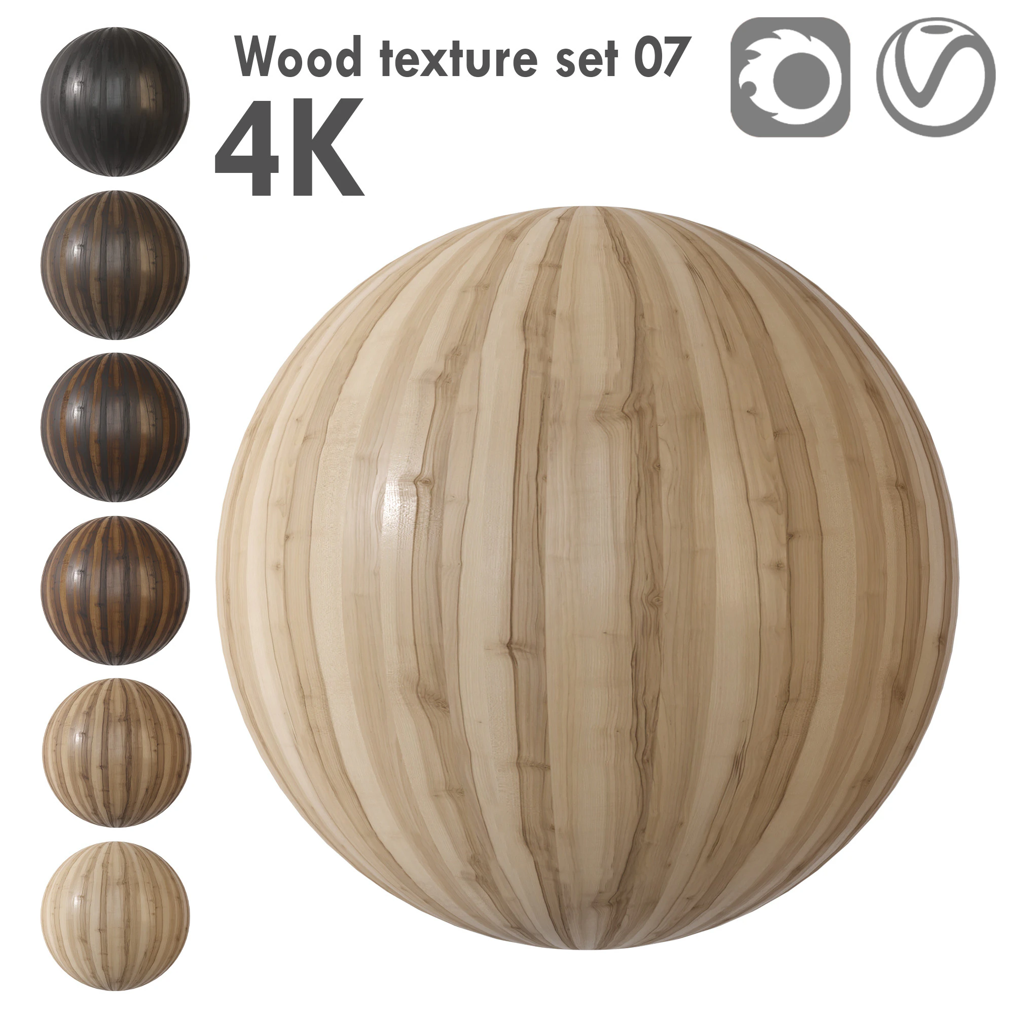Wood Texture set 07 3D Model .c4d .max .obj .3ds .fbx .stl .blend 