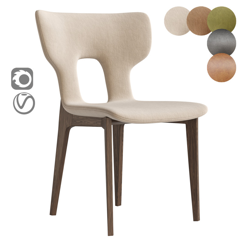 CIRCA CHAIR By Roche Bobois Modello 3D .c4d .max .obj .3ds .fbx .stl .blend