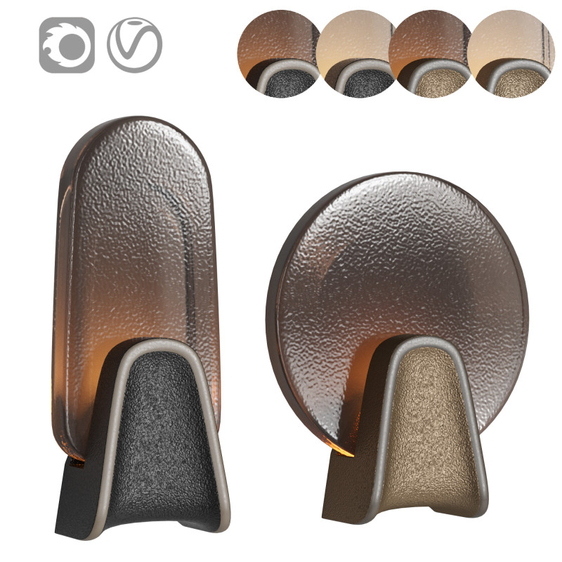 Ingot Sconce Wall by HOLLY HUNT 3D 모델 .c4d .max .obj .3ds .fbx .stl .blend