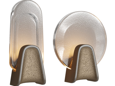 Ingot Sconce Wall by HOLLY HUNT 3D 모델