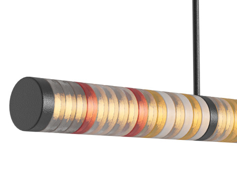 Galet Satin H Chandelier by HOLLY HUNT 3D Модель