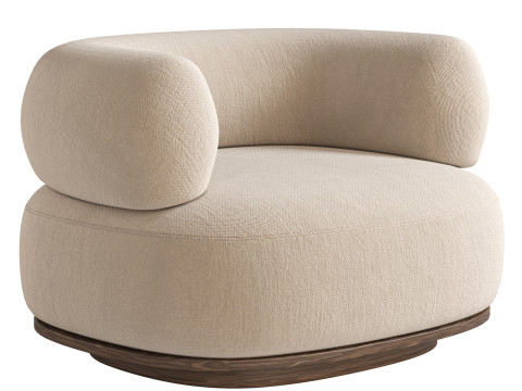 Split Armchair by Emmanuelle Simon 3D Model