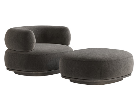 Split Armchair by Emmanuelle Simon 3D Model