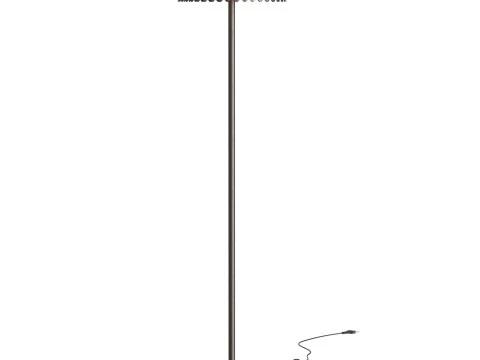 Oceana Black Metal Floor Lamp 3D Model
