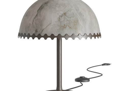 Oceana Black Metal Table Lamp 3D 模型